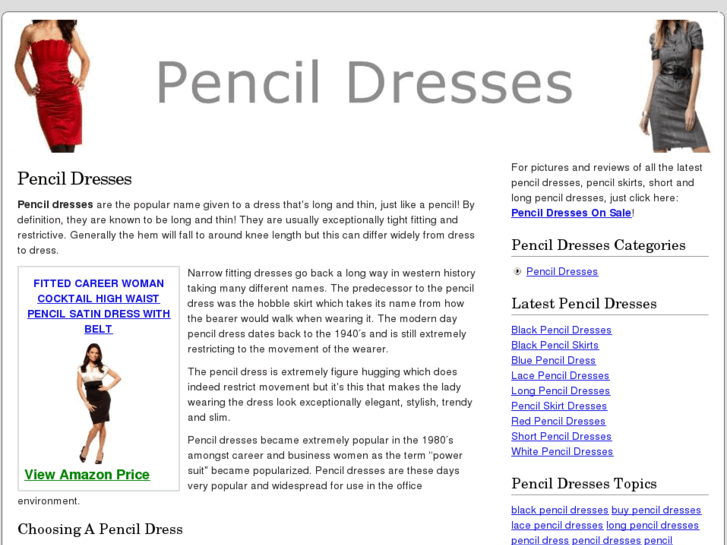 www.pencildresses.net