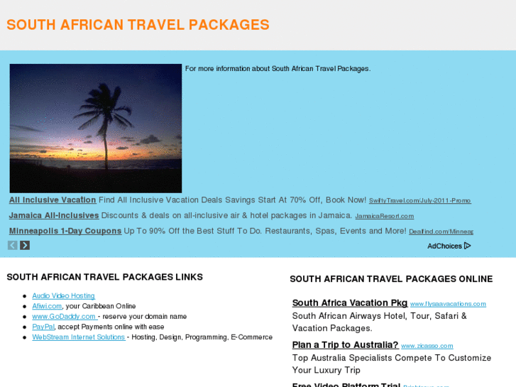 www.southafricatravelpackages.com