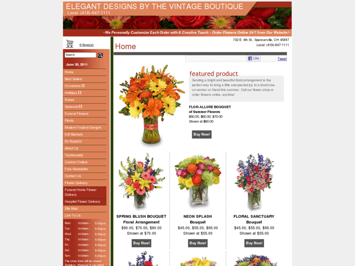 www.spencervilleflorist.com