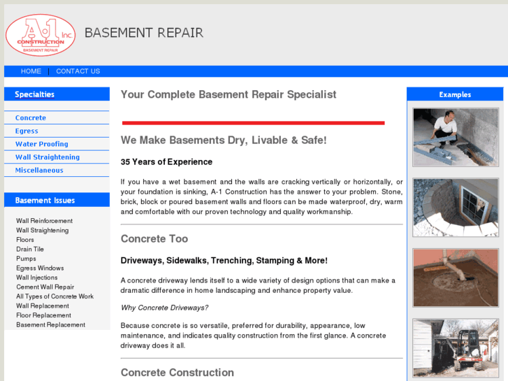 www.a1basementrepair.com