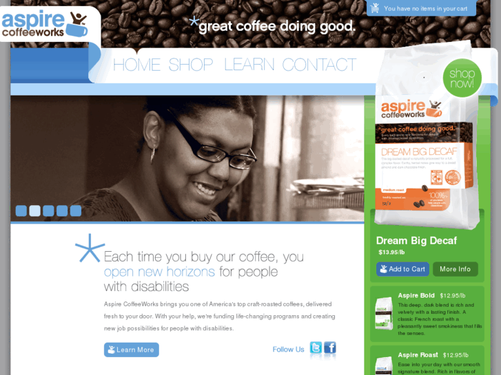 www.aspirecoffeeworks.mobi