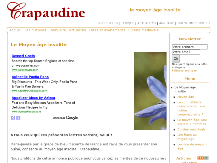 www.crapaudine.com