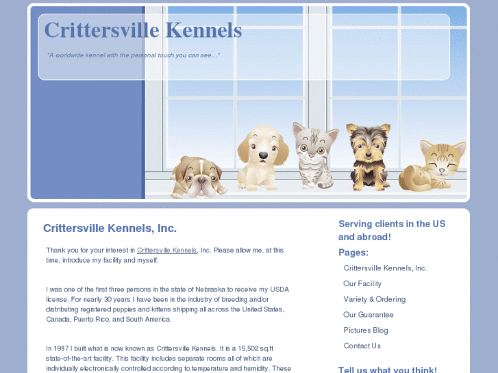 www.crittersvillekennel.com