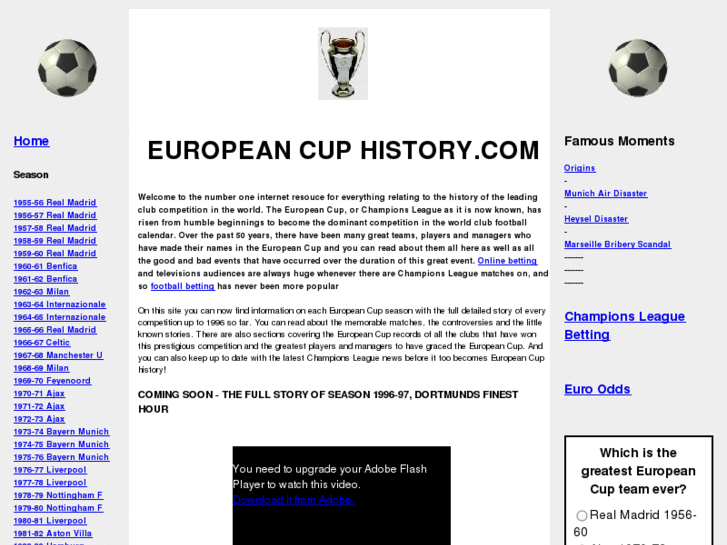 www.europeancuphistory.com