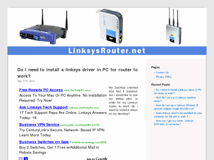 www.linksysrouter.net