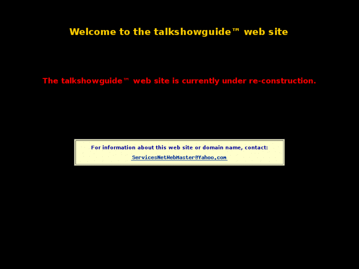 www.talkshowguide.net