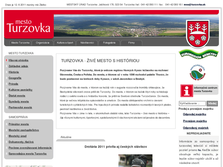 www.turzovka.sk