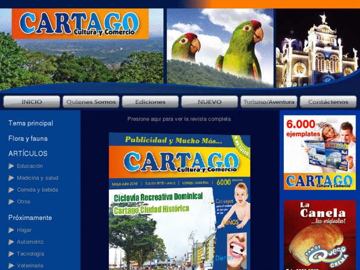 www.cartagoculturaycomercio.com