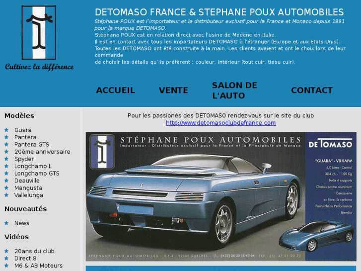 www.detomasofrance.com