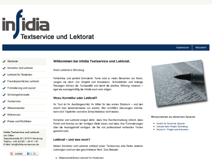 www.infidia-textservice.de