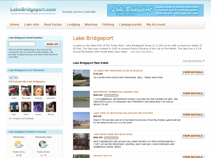 www.lakebridgeport.com