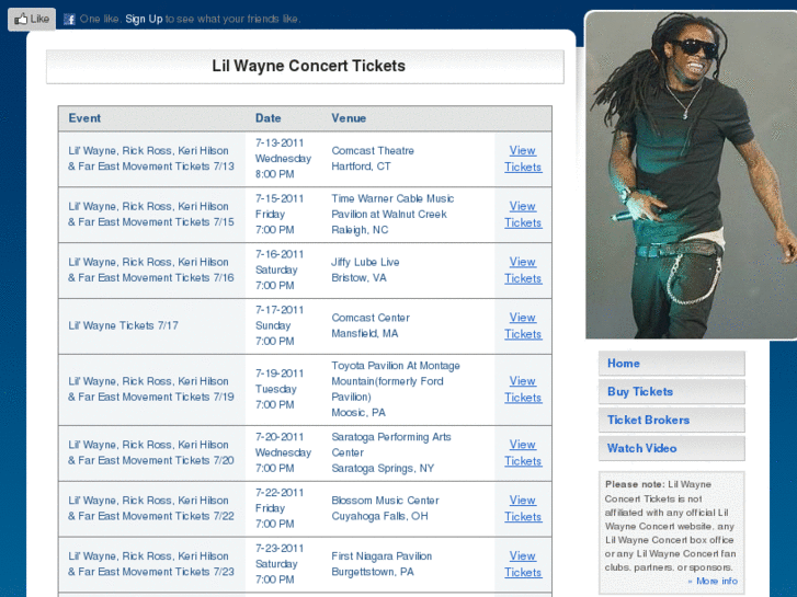 www.lilwayneconcerttickets.com