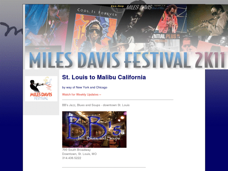 www.milesdavisfestival.com