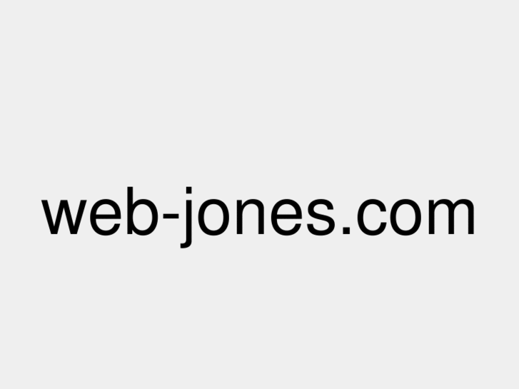 www.web-jones.com