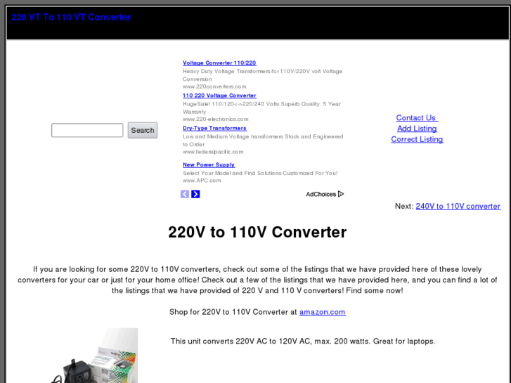 www.220vto110vconverter.com