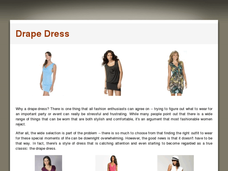 www.drapedress.com