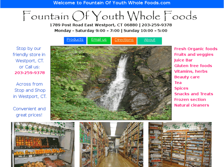 www.fountainofyouthwholefoods.com