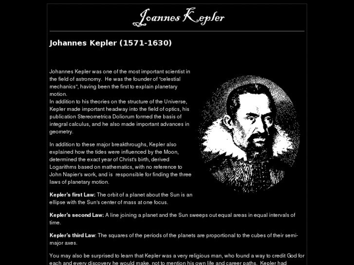 www.johanneskepler.com