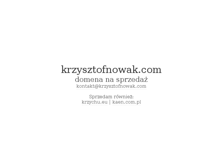 www.krzysztofnowak.com