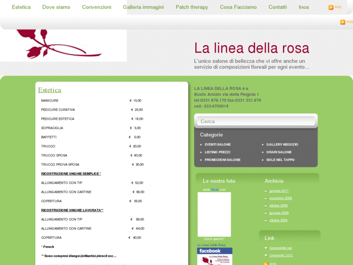 www.lalineadellarosa.com