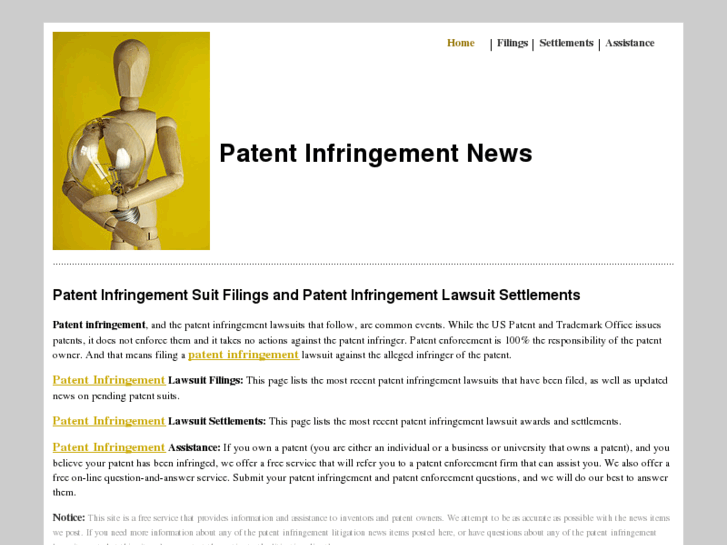 www.patent-infringement-news.info