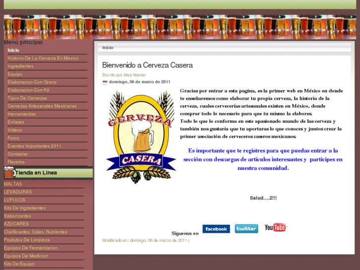 www.cervezacasera.com.mx