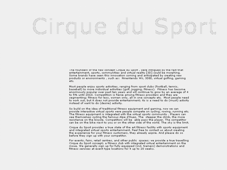 www.cirquedusport.com