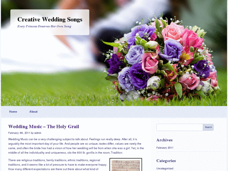 www.creativeweddingsongs.com