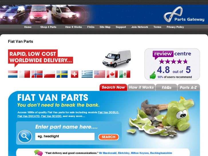 www.fiatvanpartsgateway.co.uk