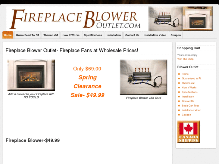 www.fireplacebloweroutlet.com