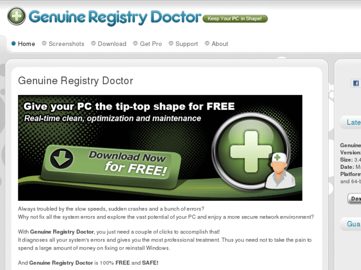 www.genuineregistrydoctor.com