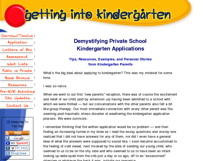 www.gettingintokindergarten.com