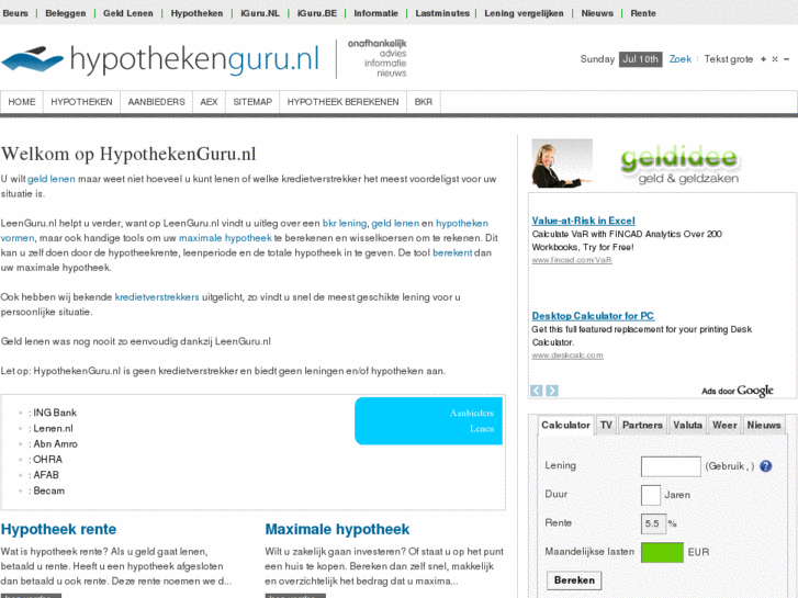 www.hypothekenguru.nl