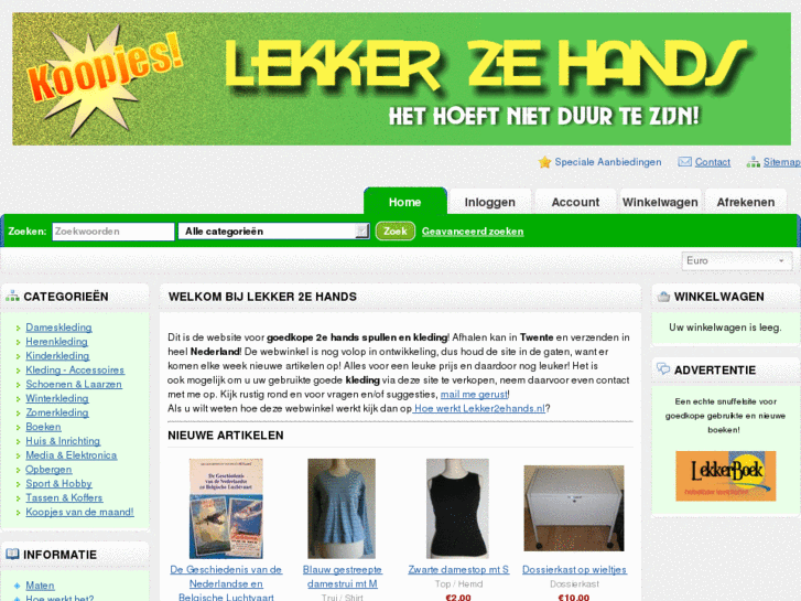 www.lekker2ehands.nl