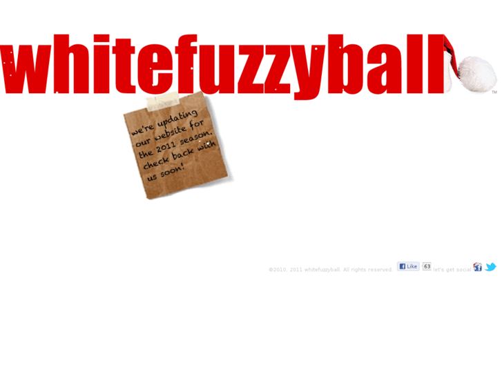 www.whitefuzzyball.com