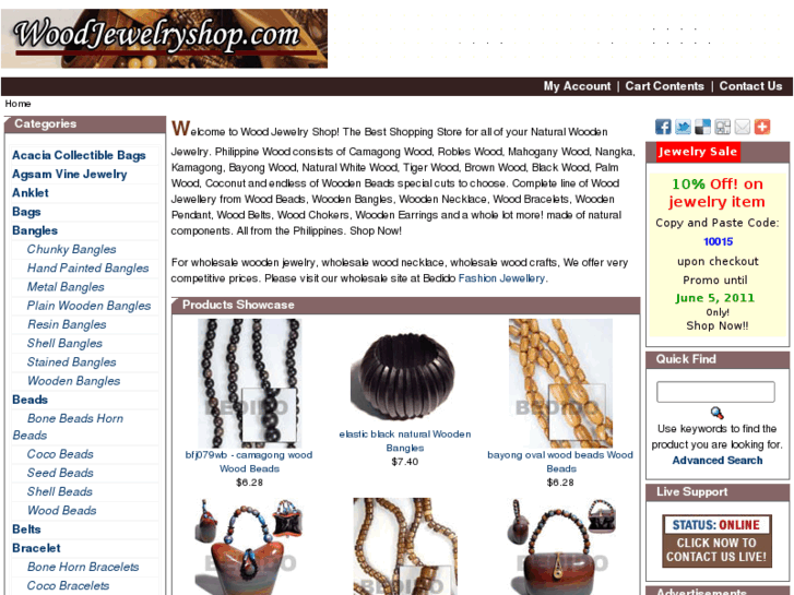 www.woodjewelryshop.com