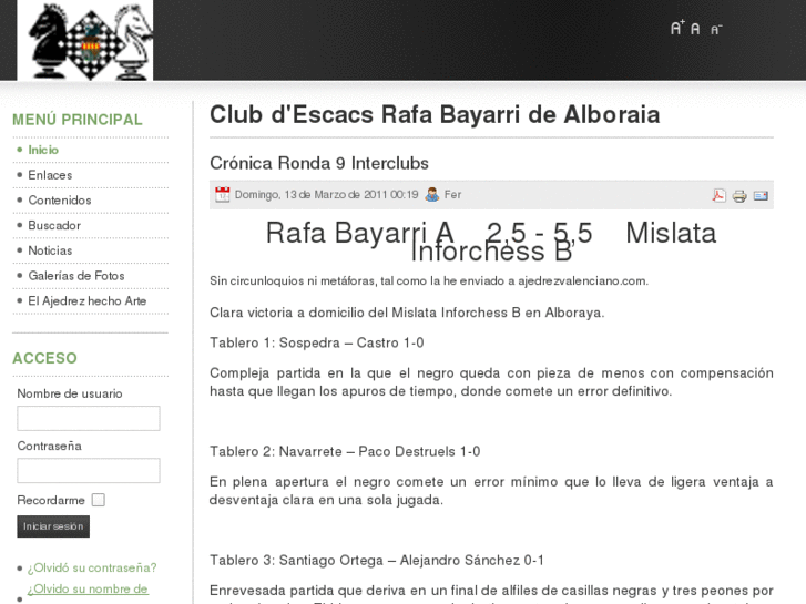 www.clubescacsrafabayarri.es