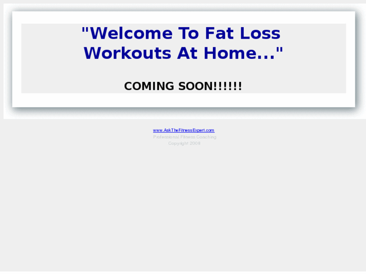 www.fatlossworkoutsathome.com