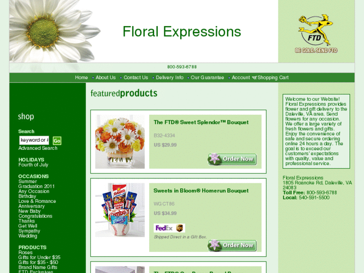 www.floralexpressionsdalevilleva.com