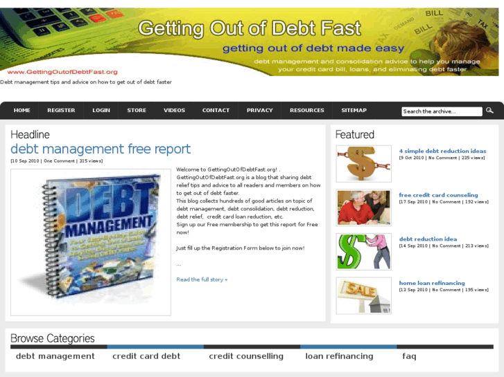 www.gettingoutofdebtfast.org