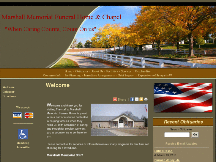 www.marshallmemorialfuneralhome.com