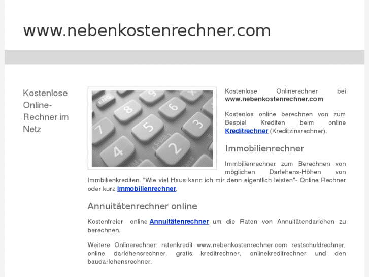 www.nebenkostenrechner.com