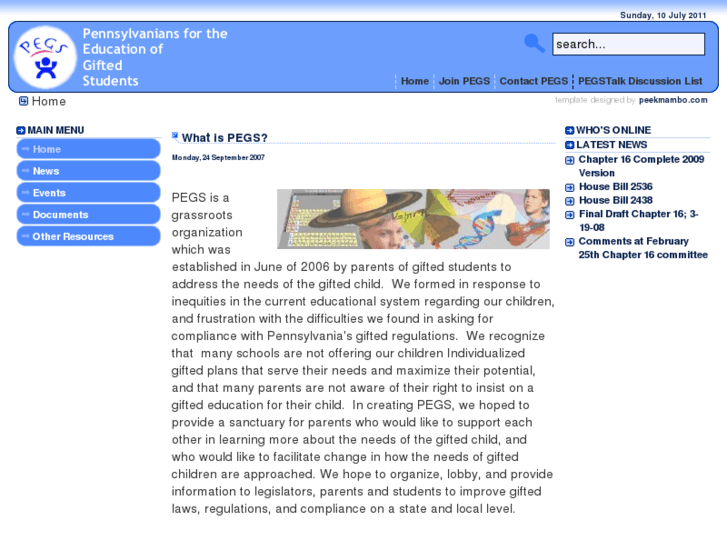 www.pegsgifted.org