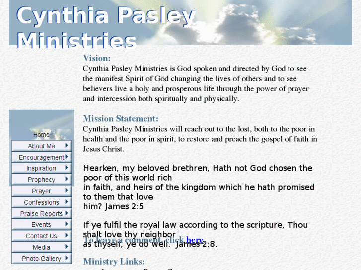 www.cynthiapasleyministries.org