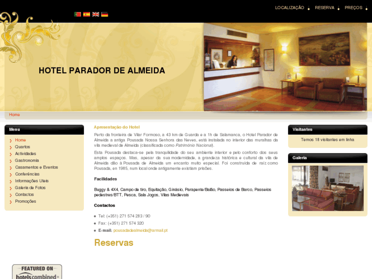 www.hotelfortalezadealmeida.com