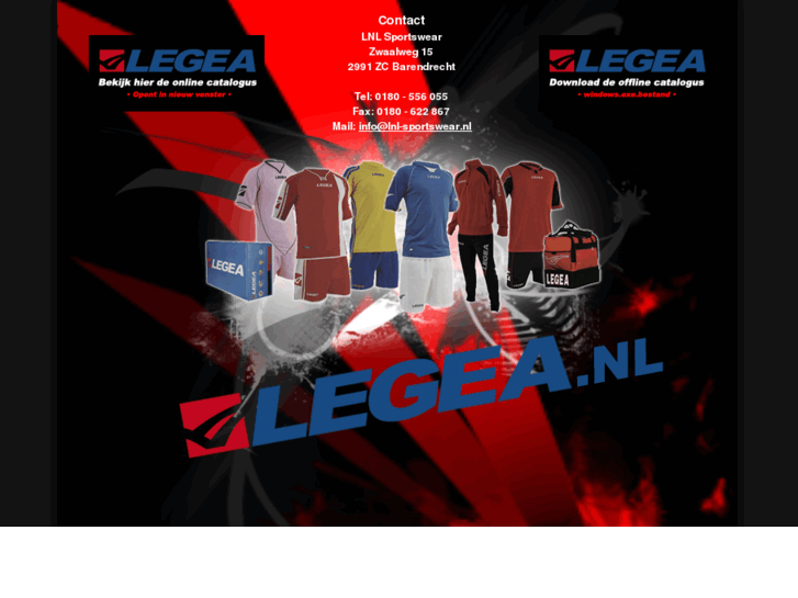 www.legea.nl