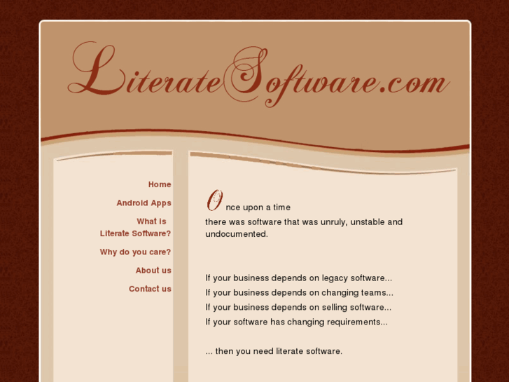 www.literatesoftware.com