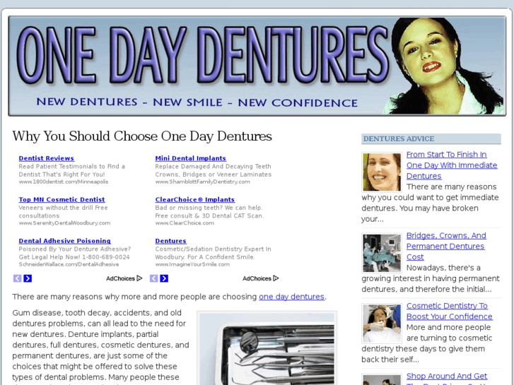 www.onedaydentures.net