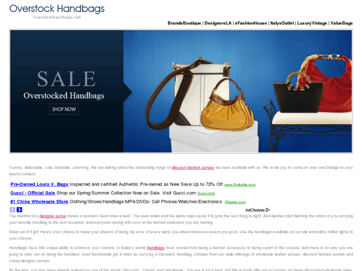 www.overstockhandbags.net