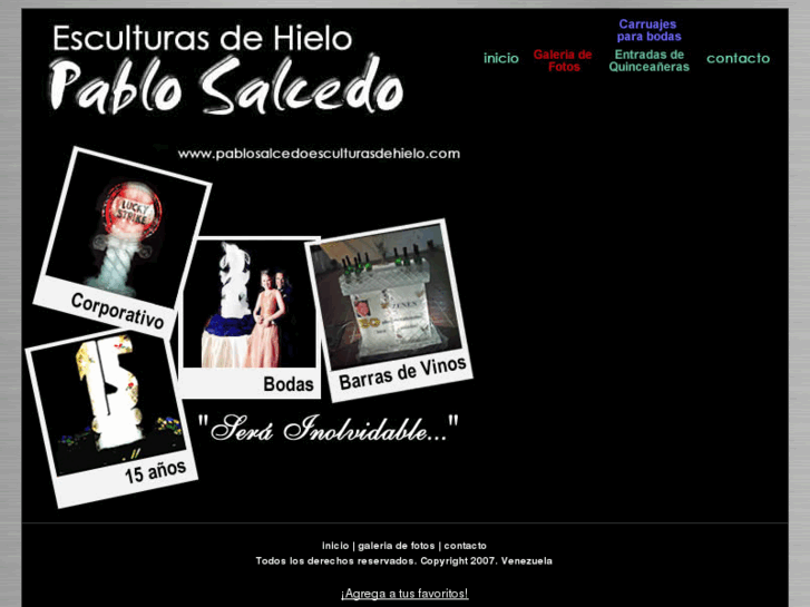 www.pablosalcedoesculturasdehielo.com